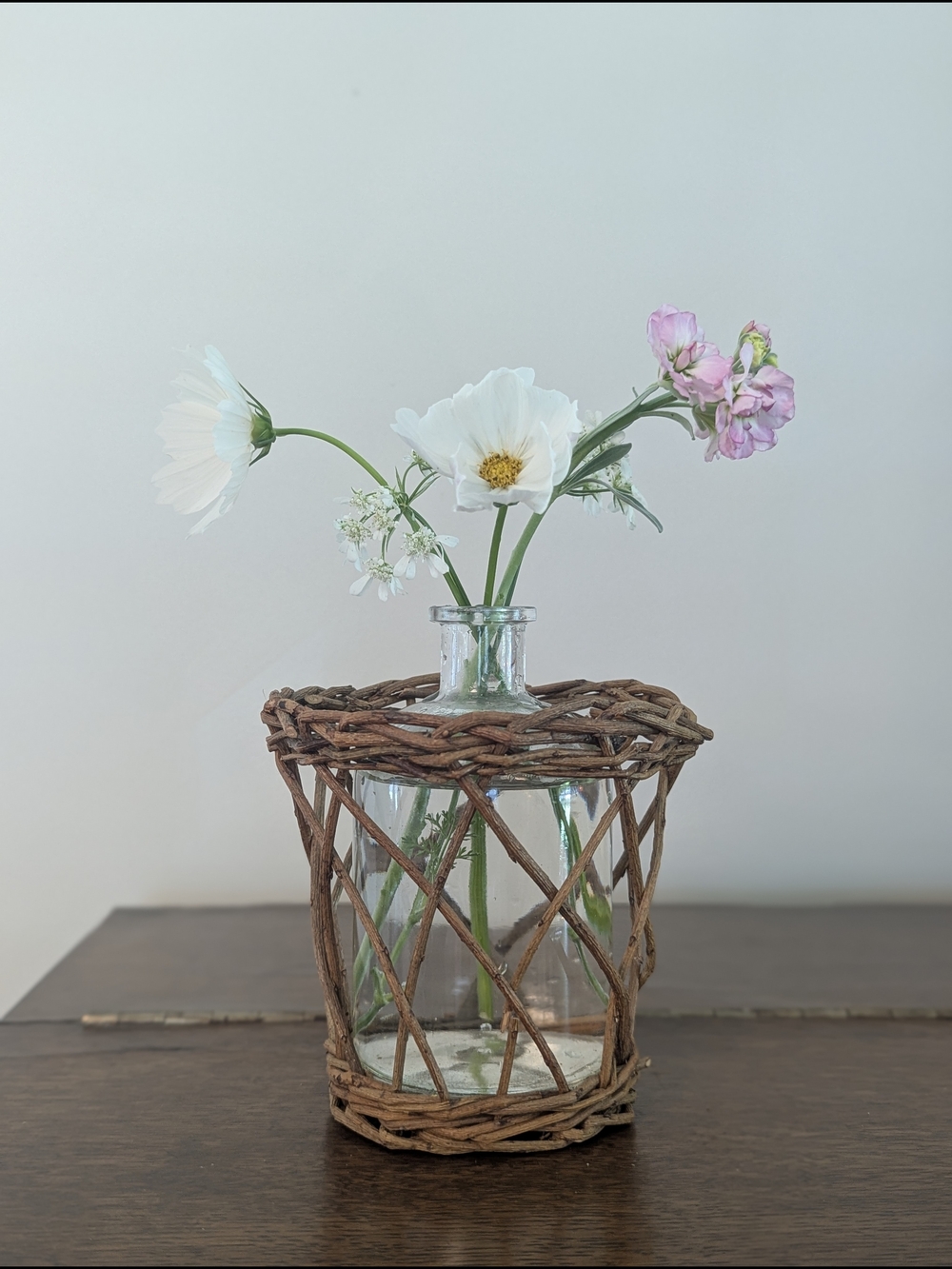 Rustic Woven Twig Basket Holder